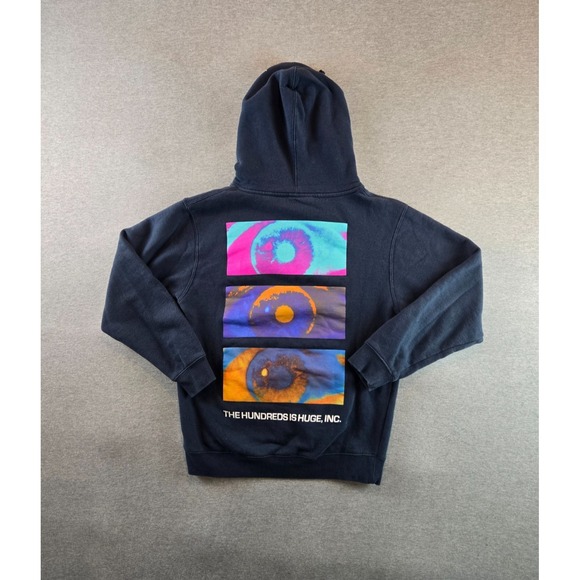 The Hundreds x Stanley Kubrick Hoodie Mens S Navy 2001: A Space Odyssey / RARE! - Picture 1 of 11